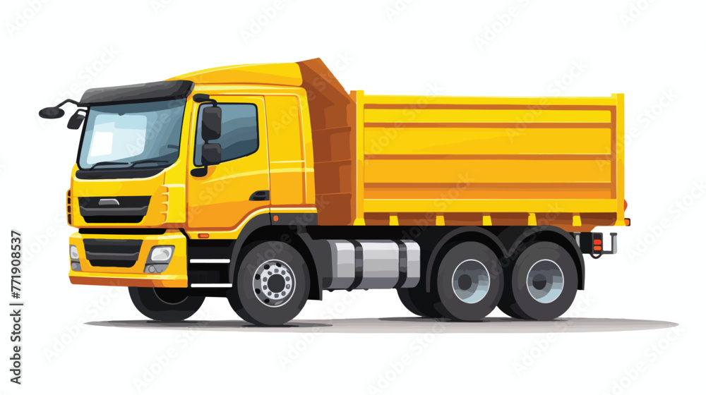 Truck on a white background vector illustration des