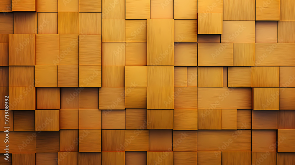 Seamless wooden blocks background Seamless wooden blocks background