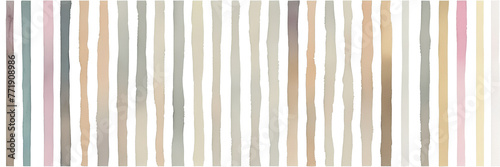 Vertical watercolor stripes, painted background, ai generation