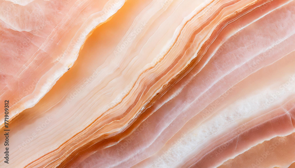 Pink Onyx Crystal Marble Texture, peach, Polished Quartz Stone Background, Copy space for text, design art work or product. Pink Onyx Crystal Marble Texture, peach, Polished Quartz Stone Background, Copy space for text, design art work or product.