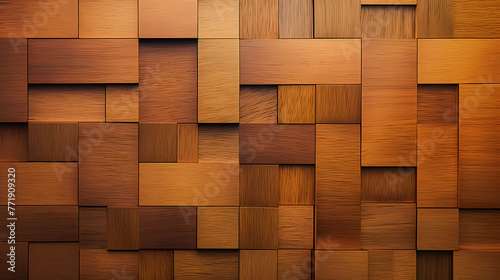 Seamless wooden blocks background