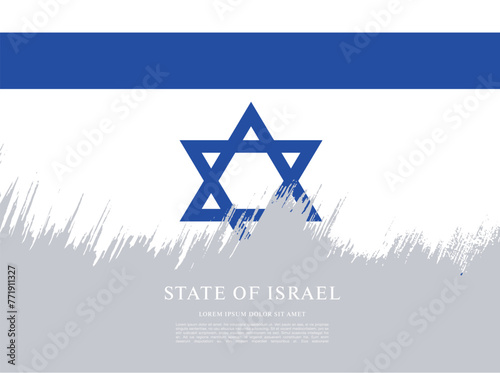 Flag of Israel vector graphic