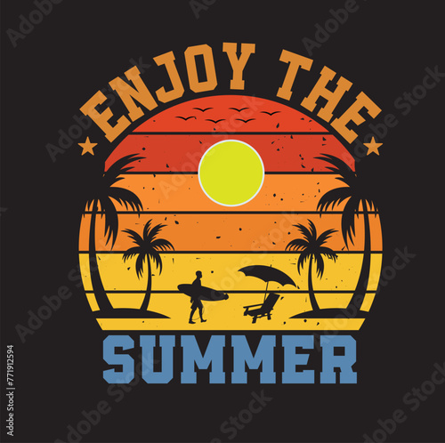 Summer svg t shirt design