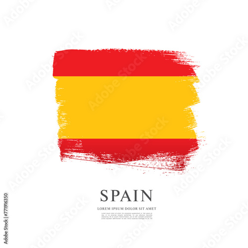 Flag of Spain vector graphic