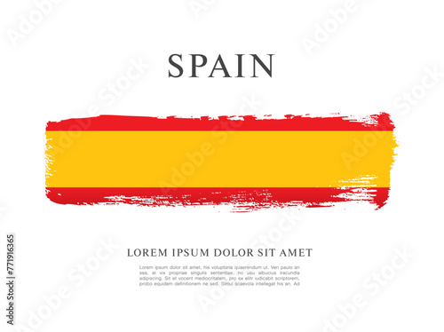 Flag of Spain vector graphic