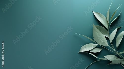 Background of abstract leaves, embodying a minimalist aesthetic 