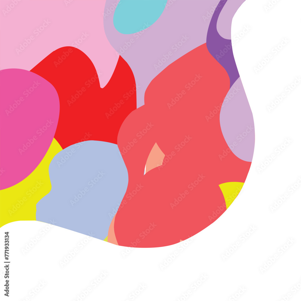 Fototapeta premium Aesthetic and beautiful abstract colorful wallpaper background for your design, vektor, illustrator