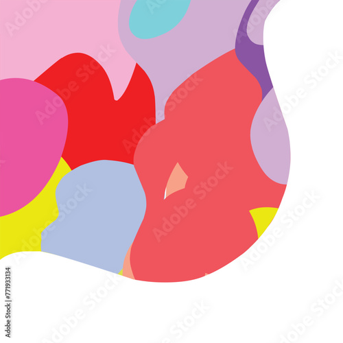 Aesthetic and beautiful abstract colorful wallpaper background for your design, vektor, illustrator