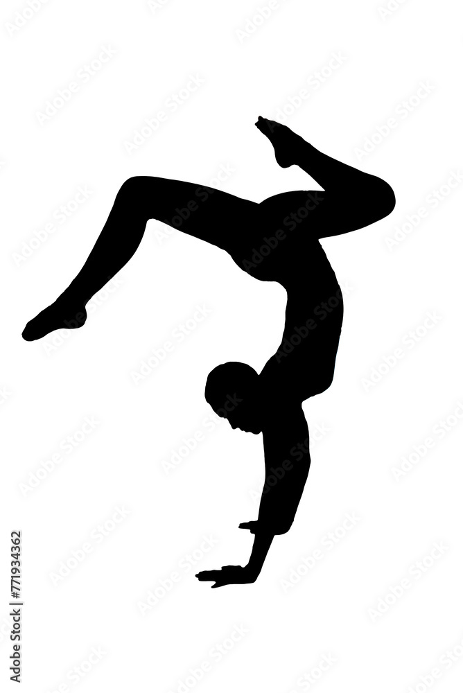 silhouette woman in yoga movements pilates body exercise vector image isolated on white transparent background silhouette woman in yoga movements pilates body exercise vector image isolated on white transparent background