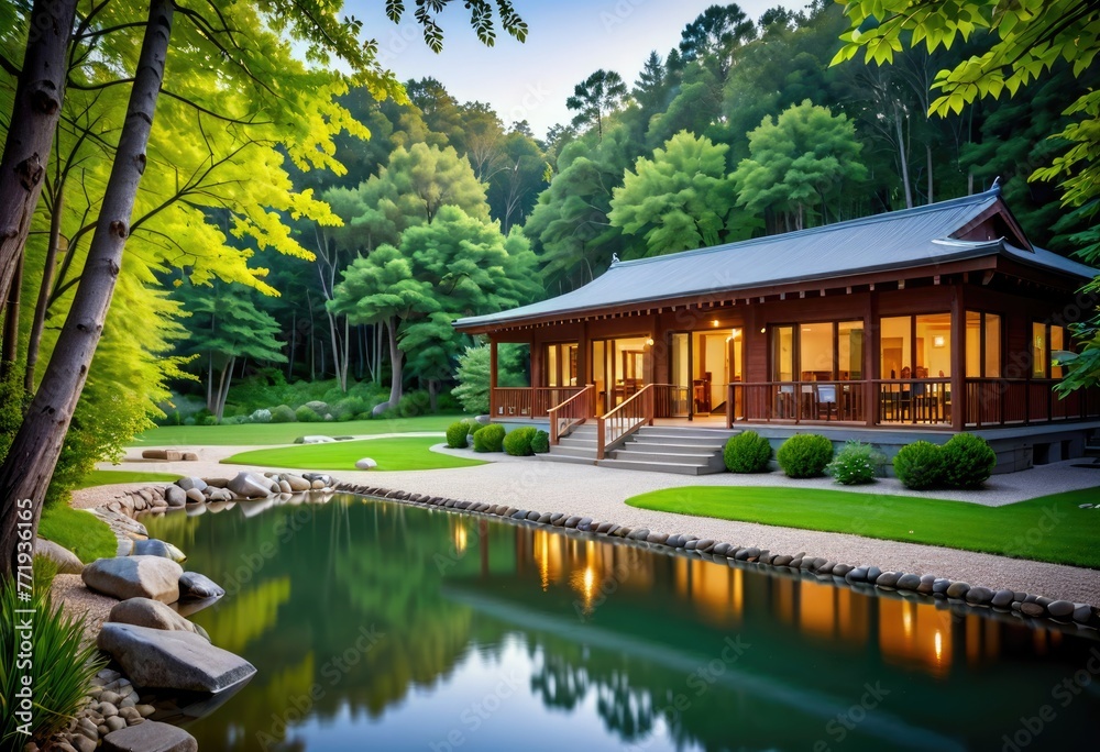 Rediscover tranquility in a nature retreat, embracing the serene beauty of the natural world