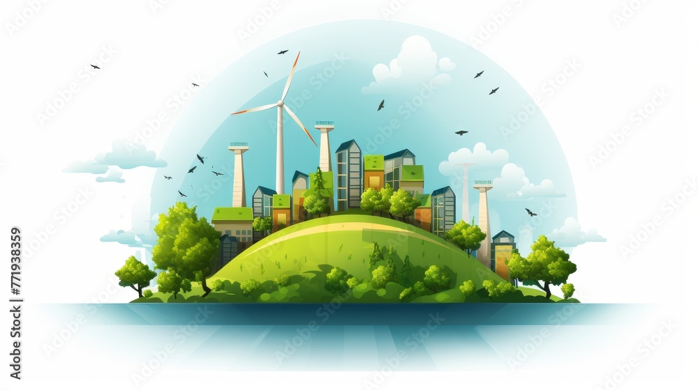 Green energy education, sustainable practices and renewable resources to ensure a better life