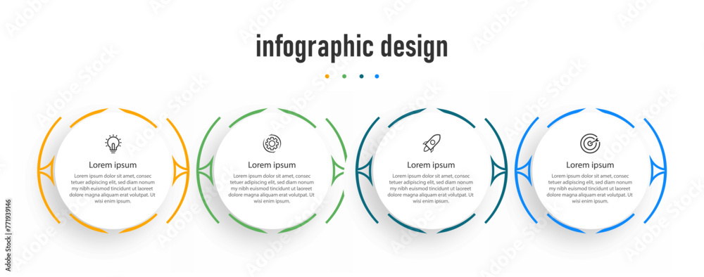 Business infographics template. timeline with 4 steps, options. can be used for workflow diagram, info chart, web design. vector illustration. Business infographics template. timeline with 4 steps, options. can be used for workflow diagram, info chart, web design. vector illustration.