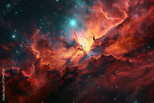 cosmic nebula © Aliaksei