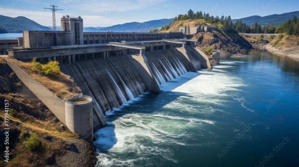 Nature's Collaboration with Technology Hydroelectricity 