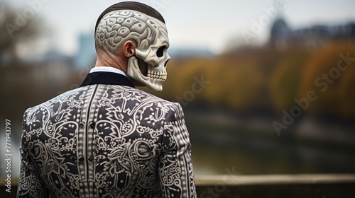 Sartorial Death Dapper Suit, Skull Visage