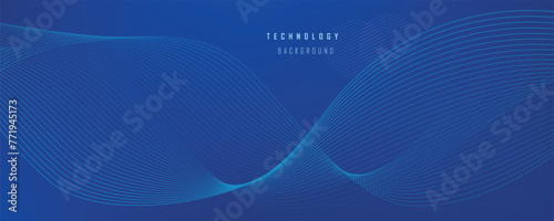 Abstract vector blue technology background. EPS10 