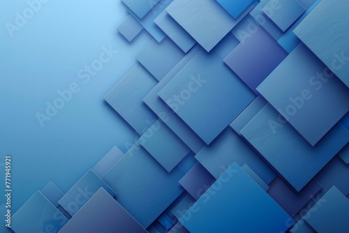 Blue geometric pattern gradient abstract background image © nan
