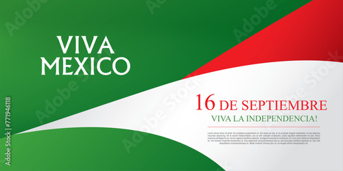 Viva Mexico! 16 th of September. Happy Independence day! photo