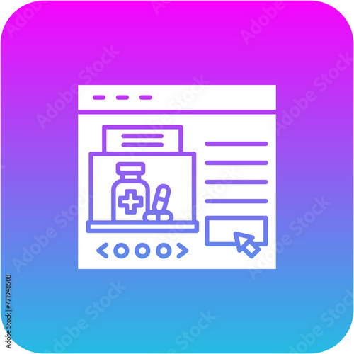 Online pharmacy Icon