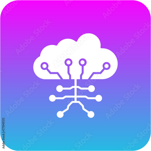 Cloud computing Icon