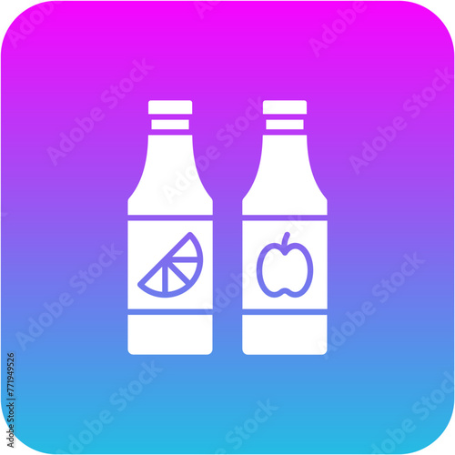 Juice bottles Icon