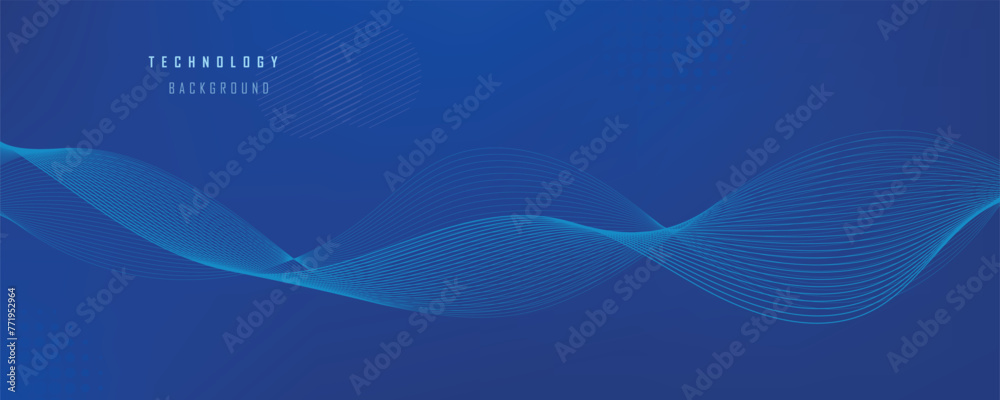 Abstract vector blue technology background. EPS10
