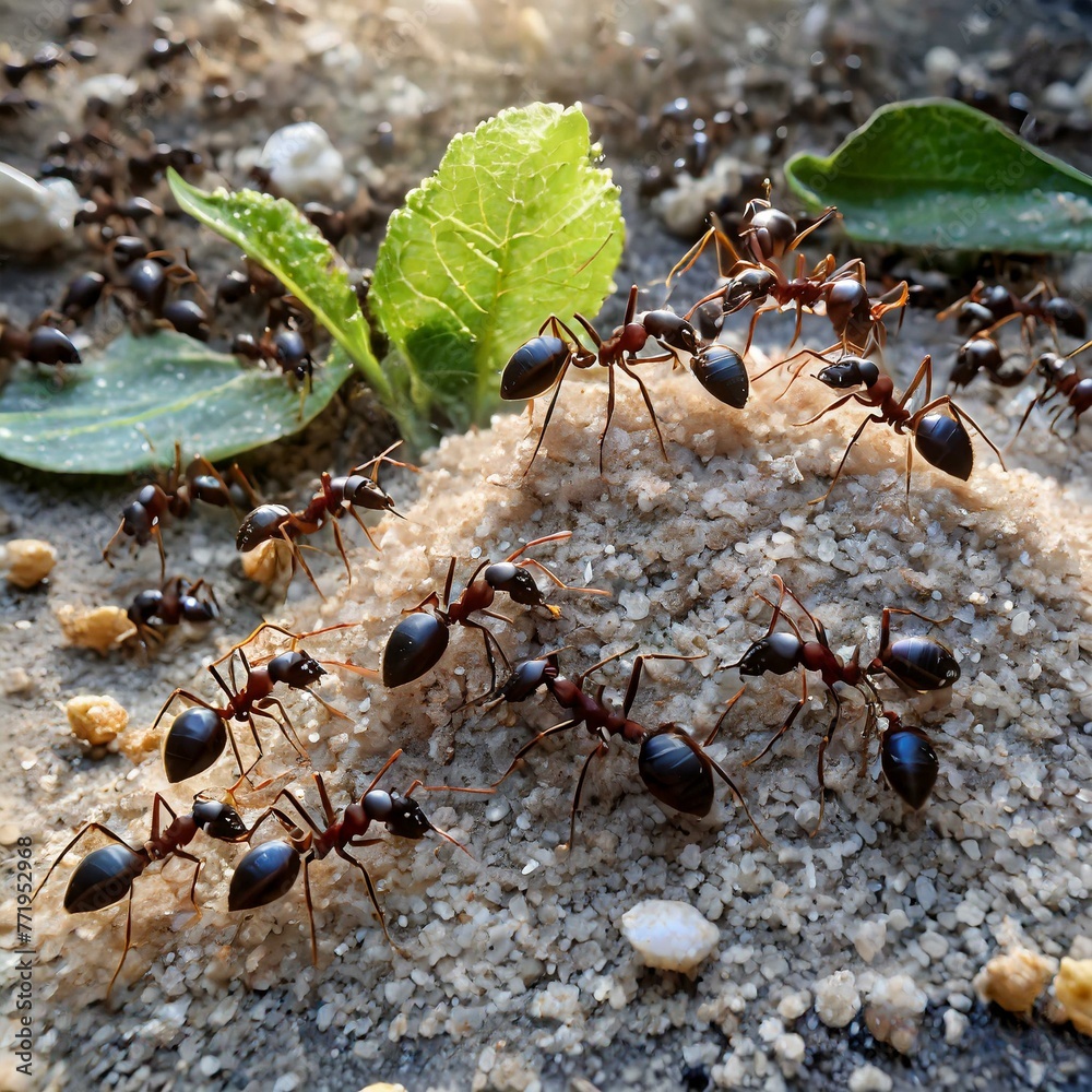 Marching Legion: Industrious Bunch of Ants Advancing in Unity Marching Legion: Industrious Bunch of Ants Advancing in Unity