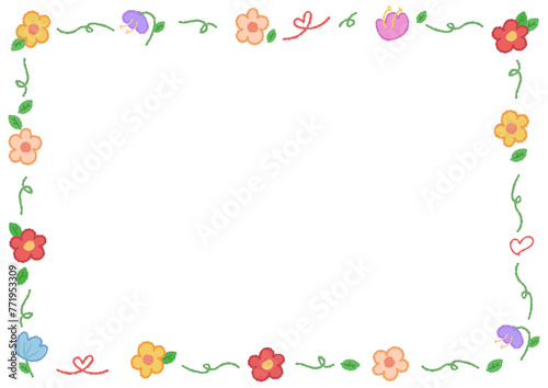 flower frame design