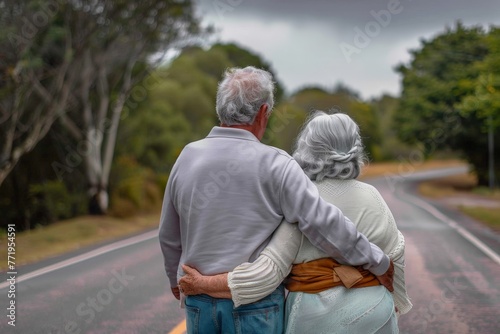 Lifelong Partners Sharing a Walk of Devotion