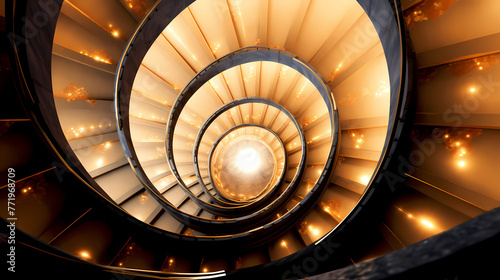 spiral staircase background