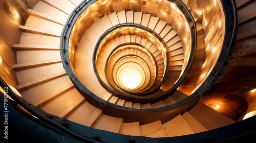 spiral staircase background