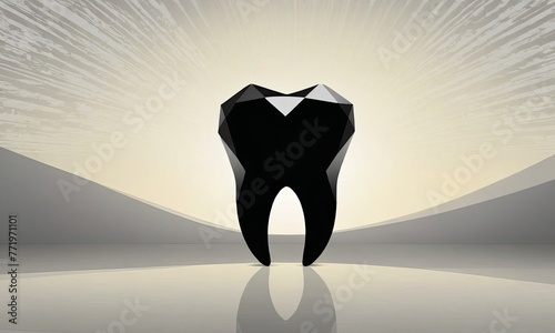 tooth logo silhouette