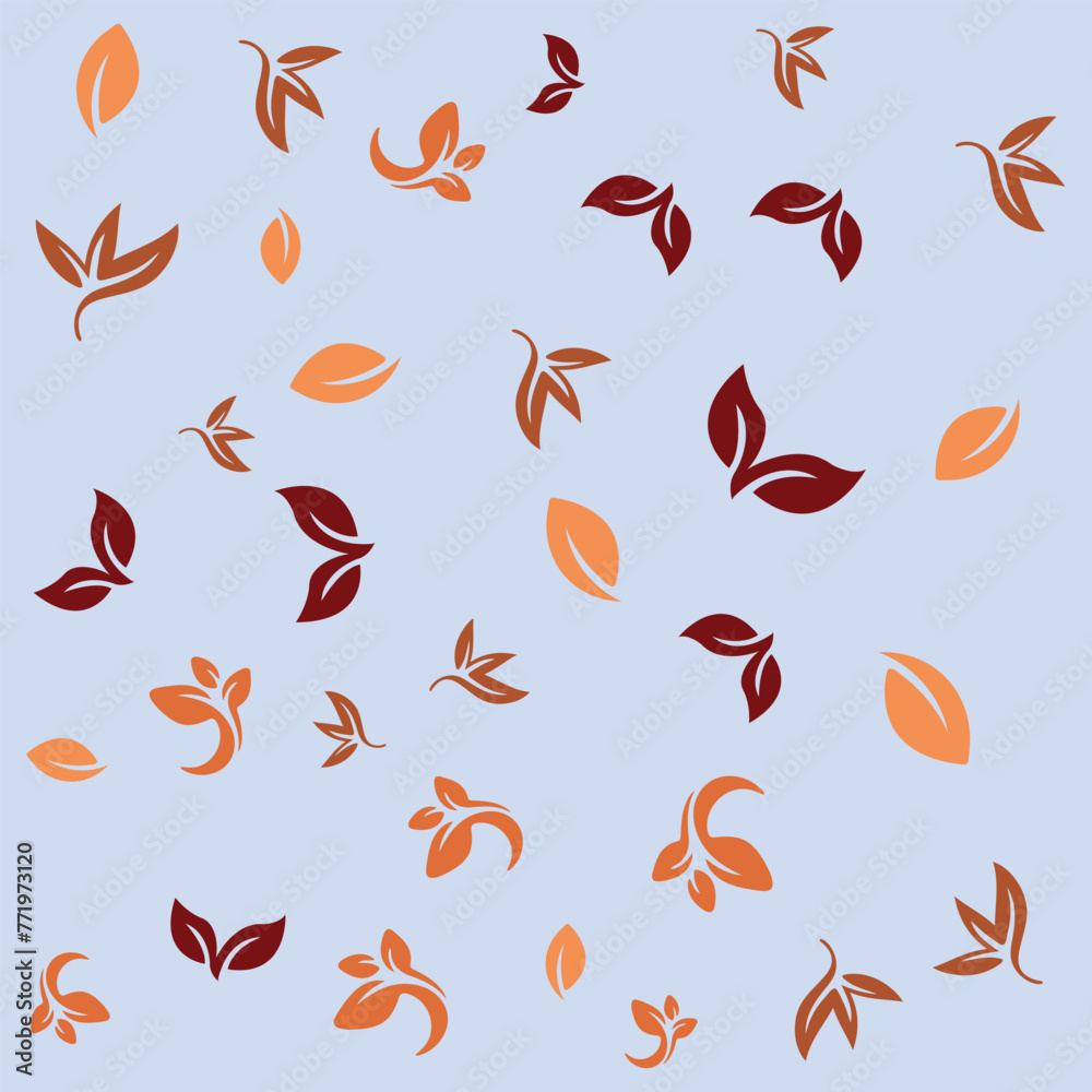 seamless pattern with leaves seamless pattern with leaves