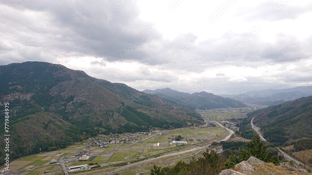 Naklejka premium 竹田城跡