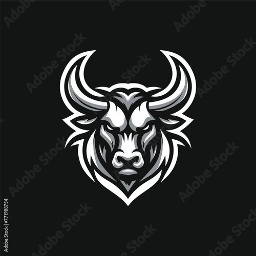 Wallpaper Mural Bull Head Logo Torontodigital.ca