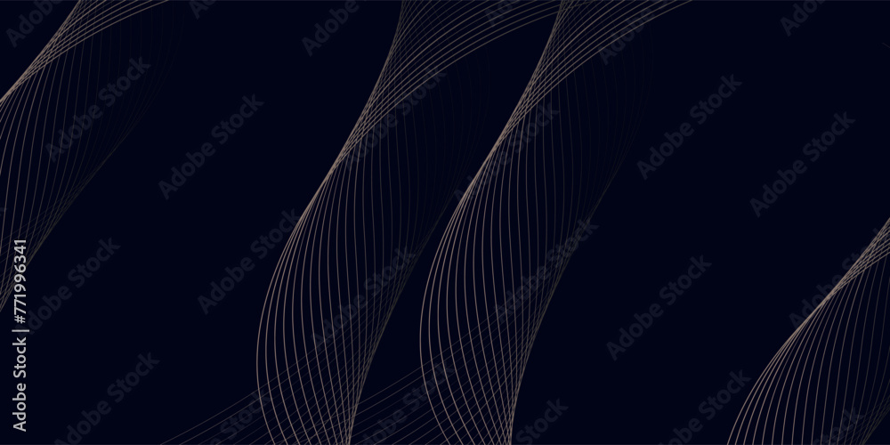 Dark abstract background with shining waves. Shiny moving lines design element. Modern blue purple gradient flowing wave lines. Dark abstract background with shining waves. Shiny moving lines design element. Modern blue purple gradient flowing wave lines.