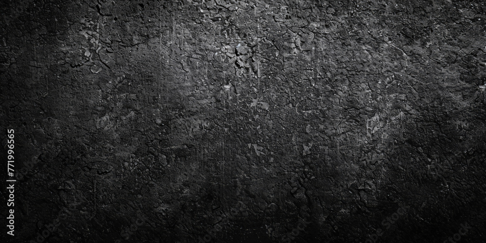 Obraz premium dark Black rough texture background, dark gray slate stone background,. Black granite slabs background, black paper, banner