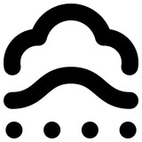 condensation icon, simple vector design