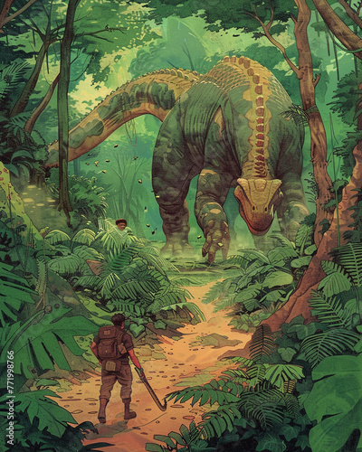 Crafting a world where Mokele-Mbembe walks, Katana gleams, and redundancy fades, through a lens from