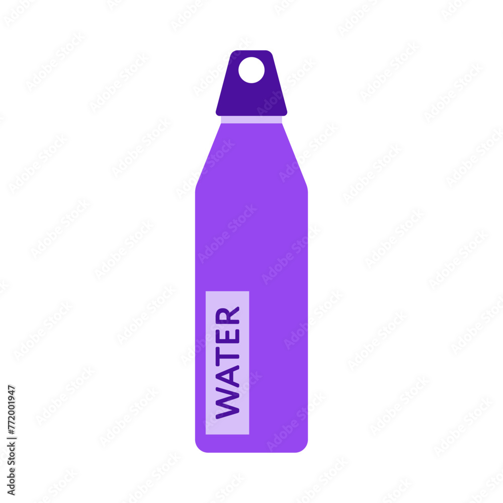 Sports bottle hydro flask water. Sport water bottle vector illustration colorful Sports bottle hydro flask water. Sport water bottle vector illustration colorful