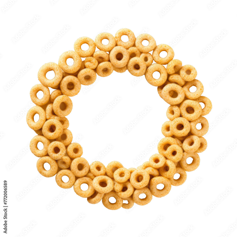 Obraz premium Cheerios cereal corn rings