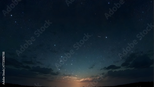 starry  unclouded night sky. Various media