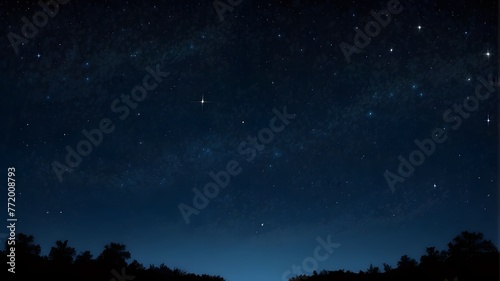 starry, unclouded night sky. Various media