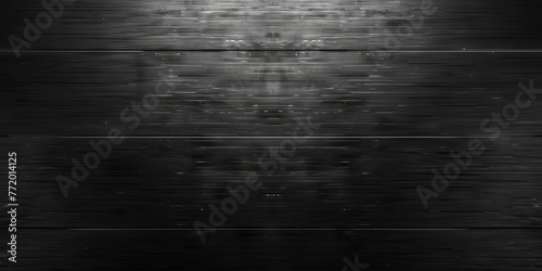 Black metal texture background, dark black wood grain pattern abstract background