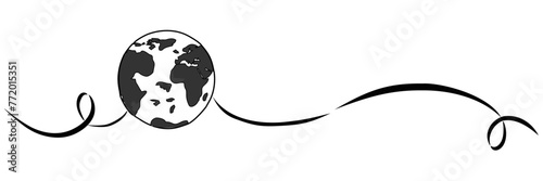 illustration of a earth - earth day