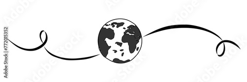 Illustration of earth - earth day
