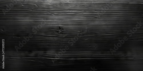 Black metal texture background, dark black wood grain pattern abstract background