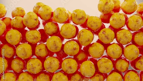 Fat cells, adipocyte and lipocyte, cholesterol in a cells, White fat cells contain a large lipid droplet, 
 fat in female human body, Obesity concept, dermis and hypodermis, nucleus, 3d render