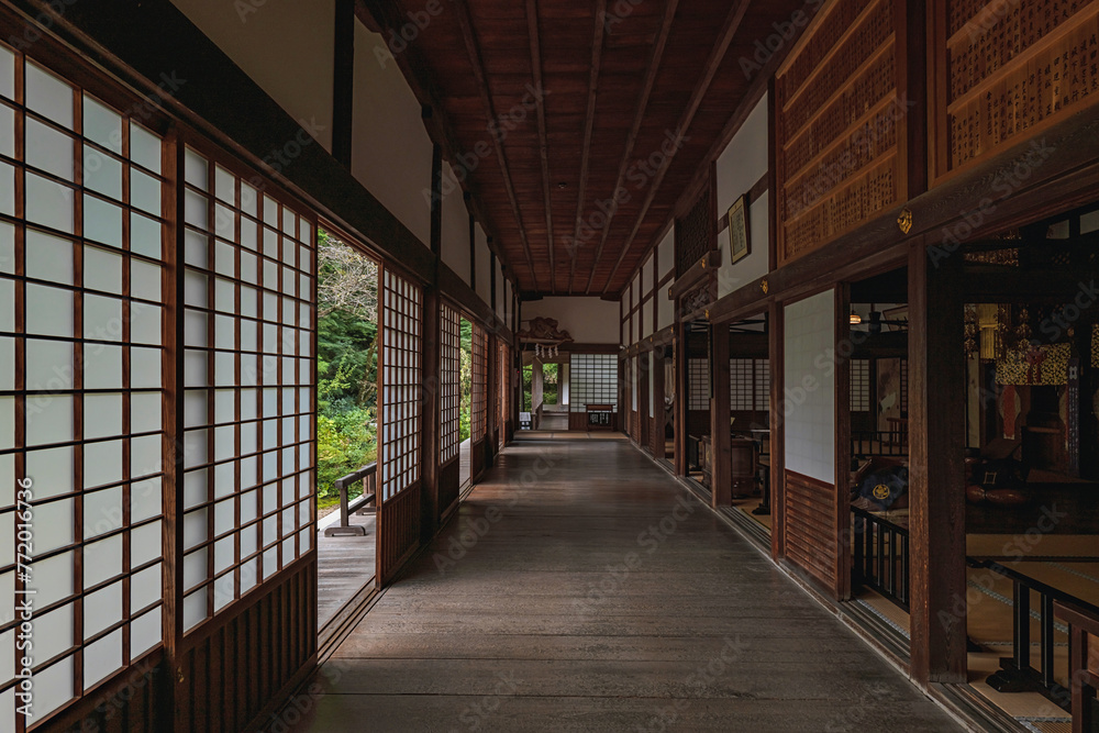 静岡 龍潭寺 本堂の廊下 静岡 龍潭寺 本堂の廊下