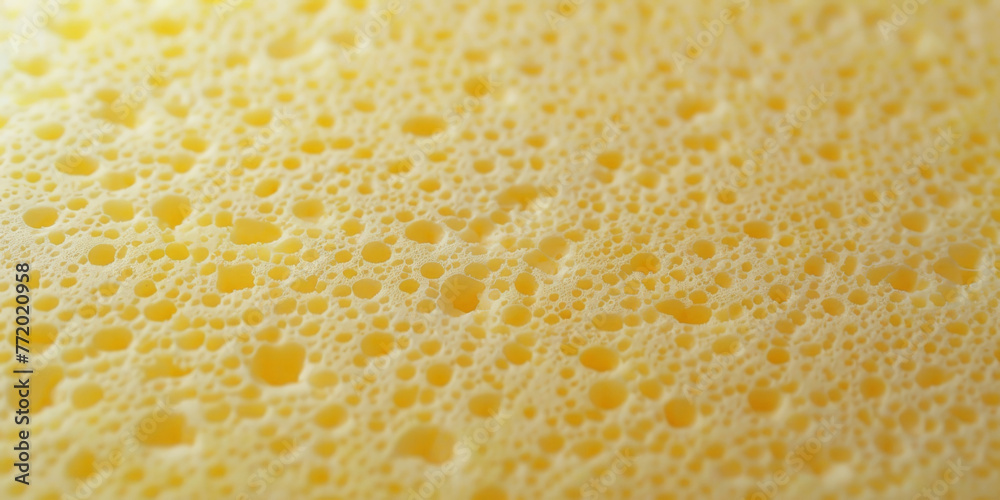 Yellow sponge texture material background, soft and smooth surface sponge, yellow spoon texture.banner Yellow sponge texture material background, soft and smooth surface sponge, yellow spoon texture.banner